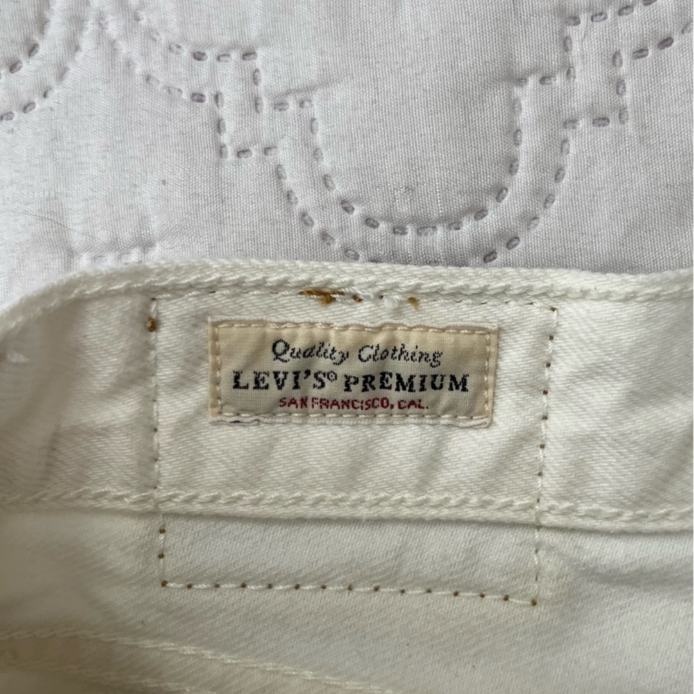 Levi's XL Flood High Rise Wide Leg Jeans White Size 29 - Picture 12 of 17